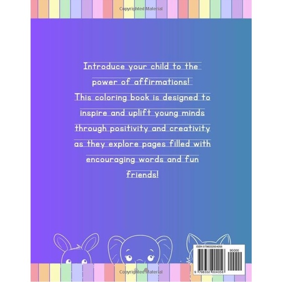 Affirmation Coloring Book for Kids! ✨5 for $25✨Bundle and Save! - Picture 2 of 4